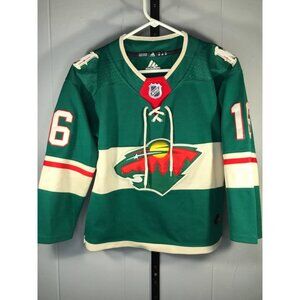 Minnesota Wild YOUTH Adidas Green #16 Zucker NHL Hockey jersey sz S
